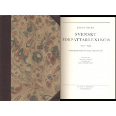 Svenskt författarlexikon
1951-1955
Biobibliografisk handbok
 till Sveriges moderna 
litteratur
A-Ö