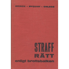 Straffrätt
enligt brottsbalken