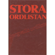 Stora ordlistan
Bergvalls ordlista