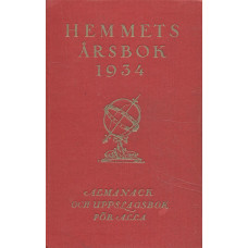 Hemmets årsbok
1934