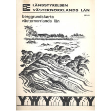 Berggrundskarta Västernorrlands län