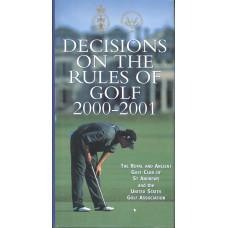 Decisions on the rules of golf
2000 - 2001