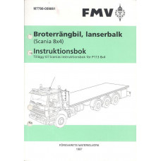 Broterrängbil, lanserbalk
(Scania 8*4)
Instruktionsbok