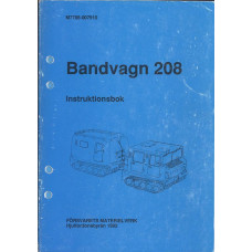 Bandvagn 208
Instruktionsbok +
bil. Bv 2089