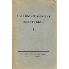 Ådalskommissionens
berättelse