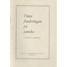 Ömse funderingan
på jamska