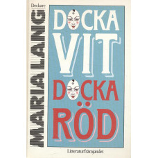 Docka vit docka röd