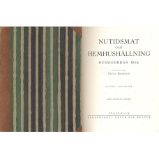 Nutidsmat och hemhushållning
Husmoderns bok