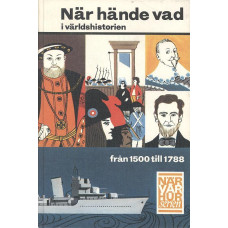 När hände vad i världshistorien
Från 1500 till 1788