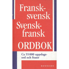 Fransk-svensk 
Svensk-fransk ordbok 
Ca 55000 uppslagsord och fraser