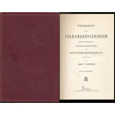 Tidskrift för folkundervisningen 
1891-1893