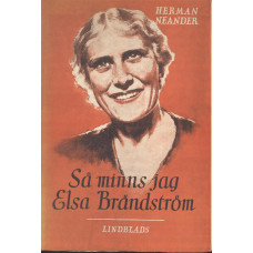 Så minns jag Elsa Brändström